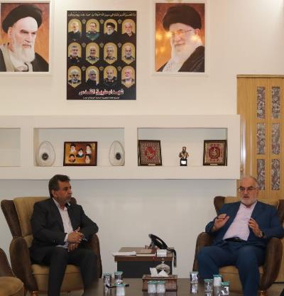 دیدار معاون اقتصادی استانداری خوزستان با سرکنسول جمهوری اسلامی ایران در بصره