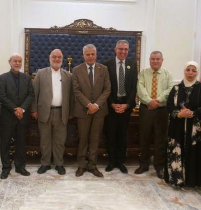 زیارة القنصل العام الإیرانی لجامعة الکنوز الخاصة فی البصرة