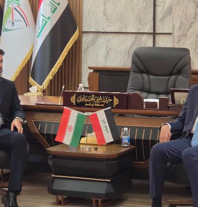 القنصل العام الإیراني في البصرة یلتقي محافظ ذي قار